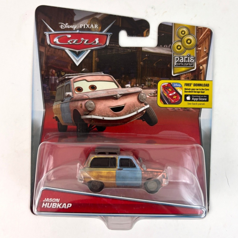 2016 Disney Pixar Cars Jason Hubkap #5/6 Paris Parts Market DHJ60 Sealed